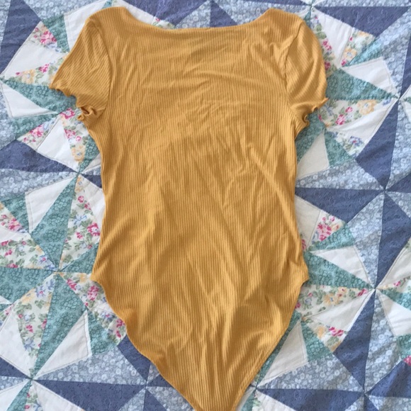 Yellow Forever 21 one-piece top!! - Picture 2 of 2